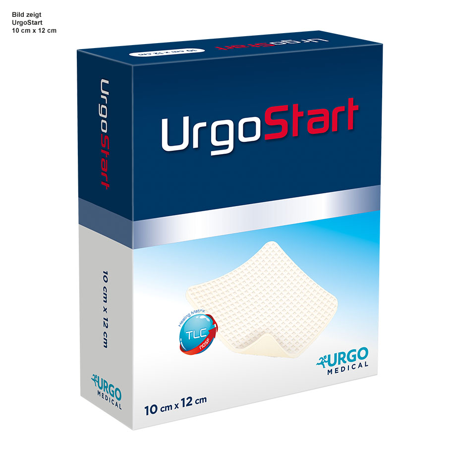 UrgoStart Schaumstoffwundauflagen, 6 x 6 cm (10 Stck.)