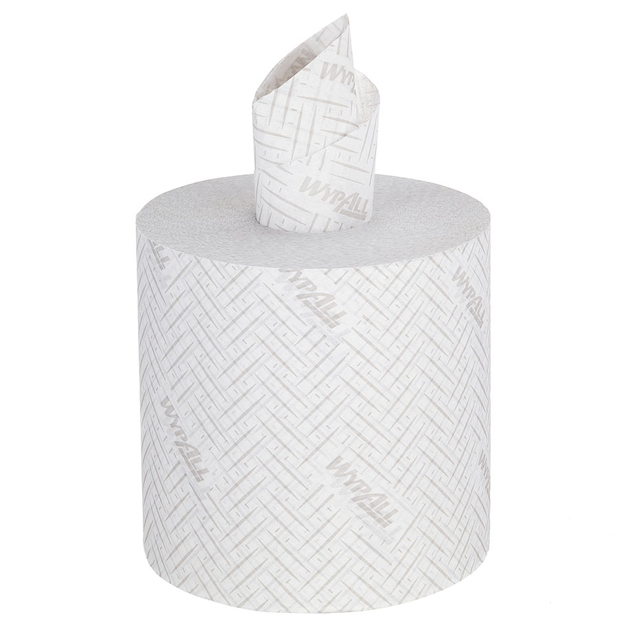 WYPALL Papierwischtücher 2-lagig, weiß 18,5 x 38 cm (6 x 380 Bl.)