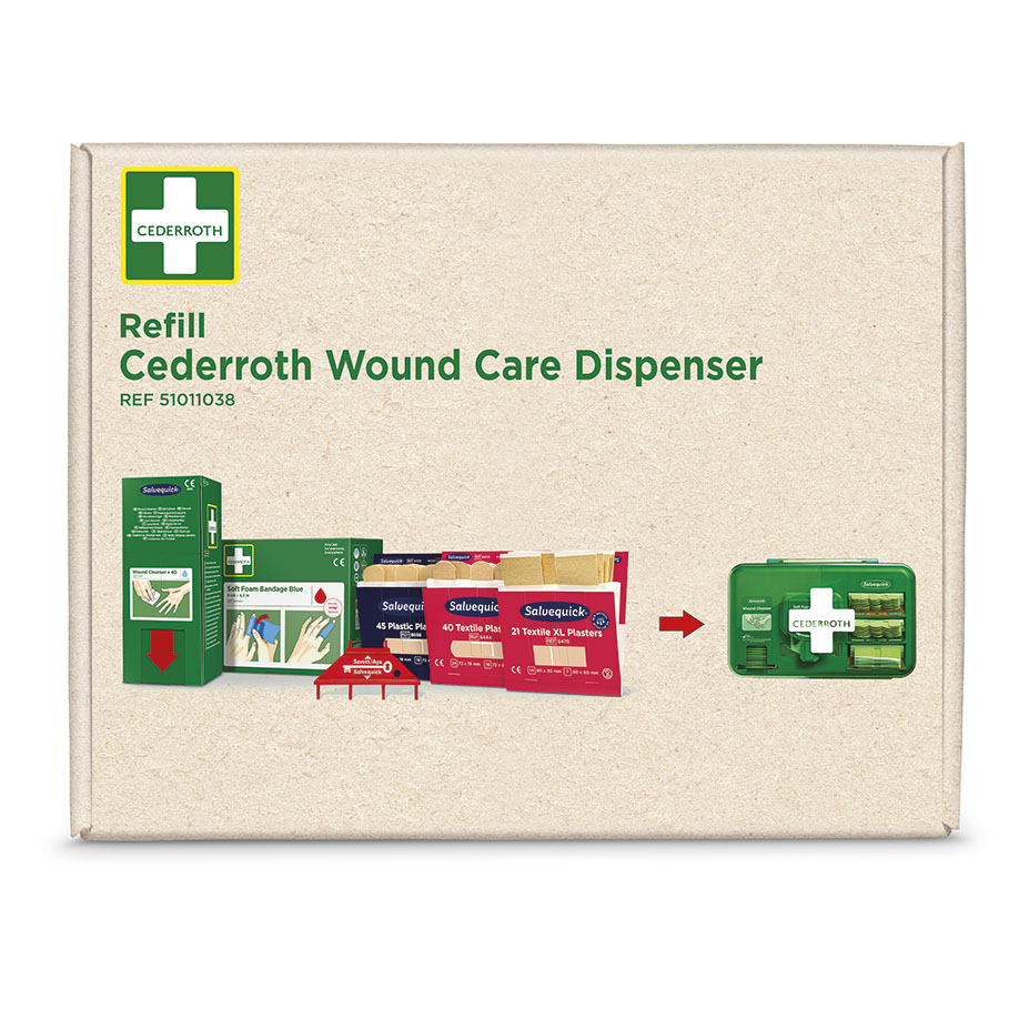 Cederroth Nachfüllpaket für den Wound Care Dispenser (REF 51011006)