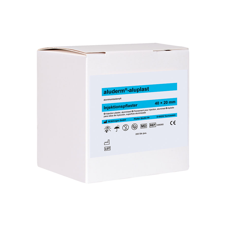 aluderm-aluplast Injektionspflaster ca. 4 x 2 cm lose (200 Stck.)