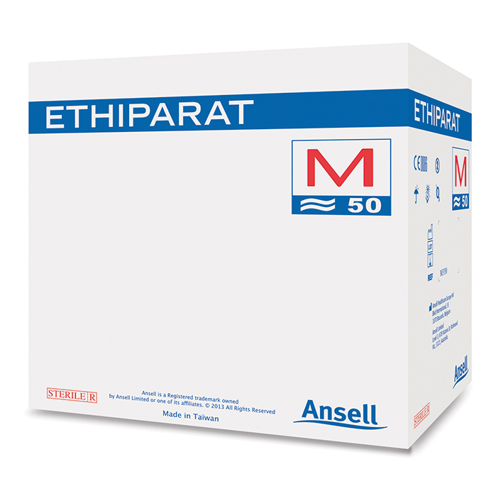 Ethiparat PE-Untersuchungshandschuhe, steril, paarweise, Gr. 7-8, M (50 Paar)