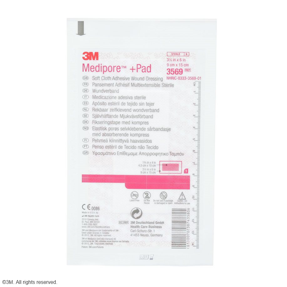 3M Medipore + Pad Fertigverband, steril, 10 x 15 cm (25 Stck.)