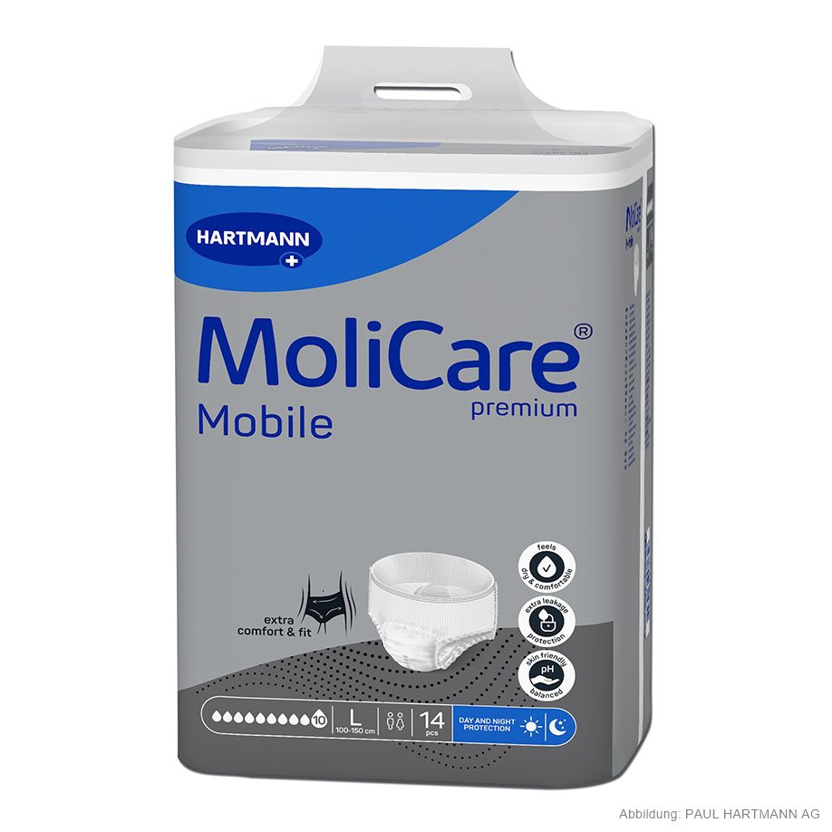 MoliCare Premium Mobile 10 Tropfen Inkontinenzslips Gr. L (14 Stck.)