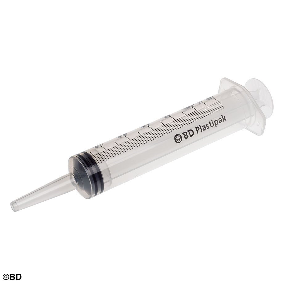BD Plastipak Wund-/Blasenspritze 50/60 ml, mit Katheteransatz