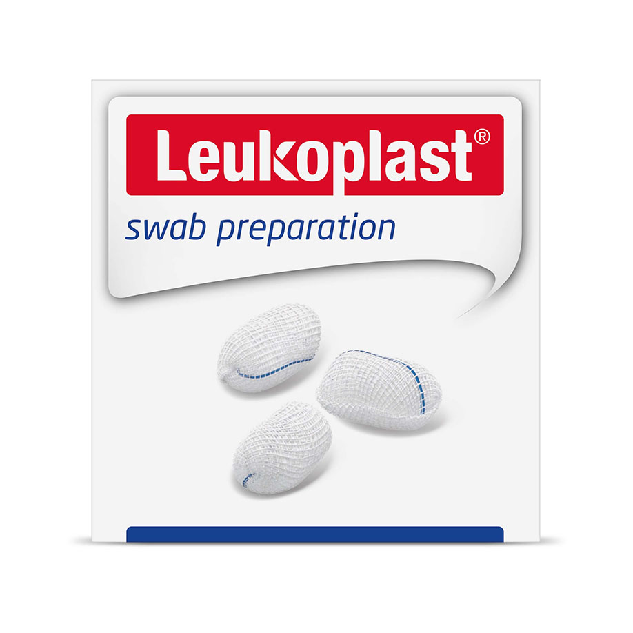 Leukoplast swab Ball Gauze steril pflaumengroß (42 x (2+3) Stck.)
