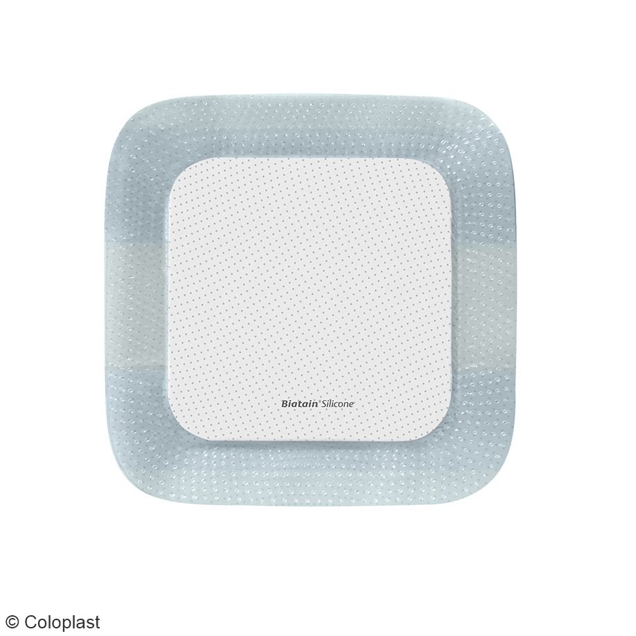 Biatain Silicone Schaumverband steril, 12,5 x 12,5 cm (10 Stck.)