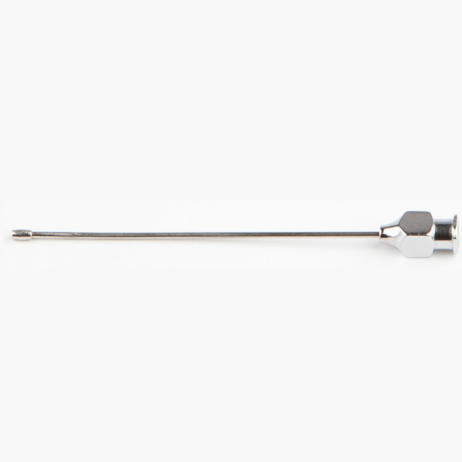 Einmal-Knopfkanülen gerade, Gesamtlänge 8 cm, Ø 2 mm (2 x 40 Stck.)