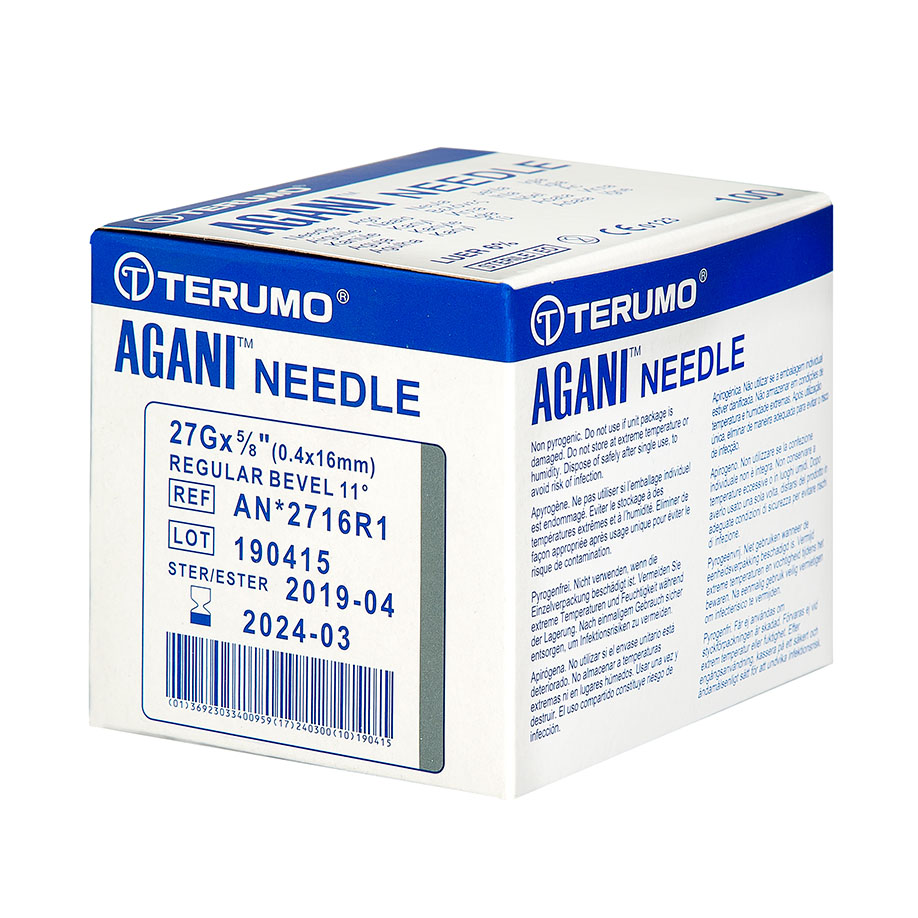 Agani Sonderkanülen 27 G x 5/8'' 0,40 x 16 mm, grau (100 Stck.)
